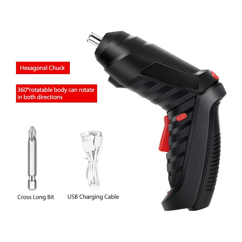 🔋 Rechargeable 47-Piece Electric Screwdriver Kit — Wireless Cordless Drill with Flexible Shaft | Home, Electronics & DIY