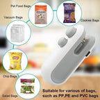 Rechargeable Mini Bag Sealer Machine