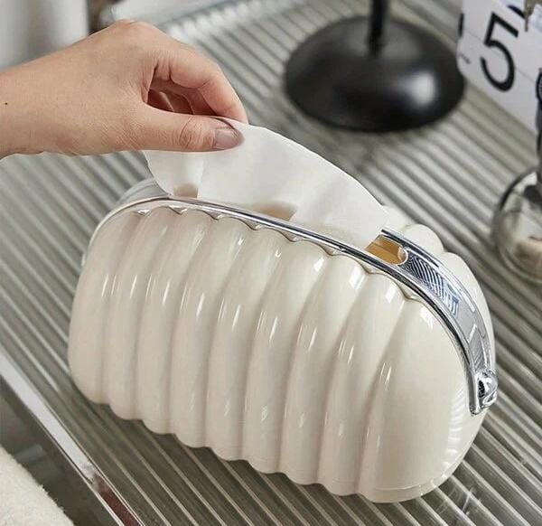 Shell Creamy Tissue Box