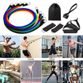 11 Pcs Resistance band Set for Excerise Imported