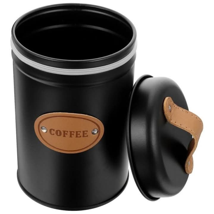 3 Pcs Kitchen Counter Top Metal Jar Set