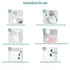 Touchless Soap Dispenser, Automatic Alcohol Sprayer, Motion Sensor, Wall Mounted, 1200ML, Smart Sensor Liquid Spray Dispenser