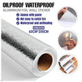 Aluminum Foil Self Adhesive Wall Stickers 60x200 cm