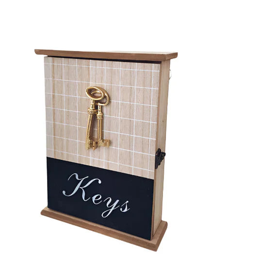 Wall Mounted Wooden Key Holder, Wall Decorative Key Organizer