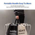 2/3 Grid Laundry Basket With Stand foldable laundry bag