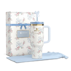 The Stanley X LoveShackFancy Holiday Quencher | 40 OZ - Rosa Beaux Blue