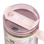 The Stanley X LoveShackFancy Holiday Quencher | 40 OZ - Rosa Beaux Pink