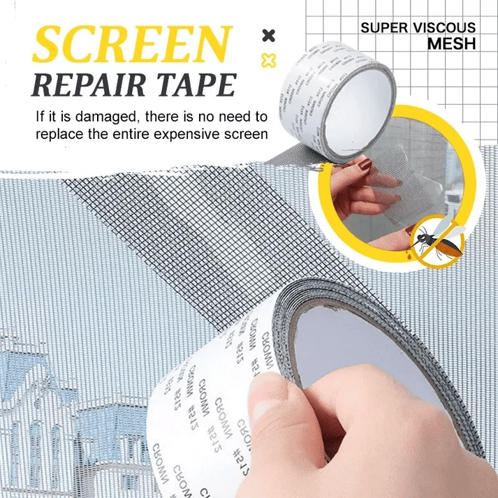 Window Net Screen Repair Roll- Fix broken Mesh Windows