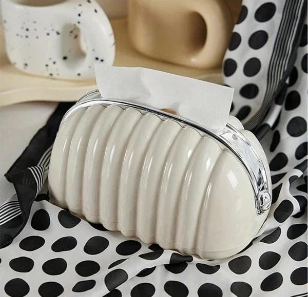 Shell Creamy Tissue Box