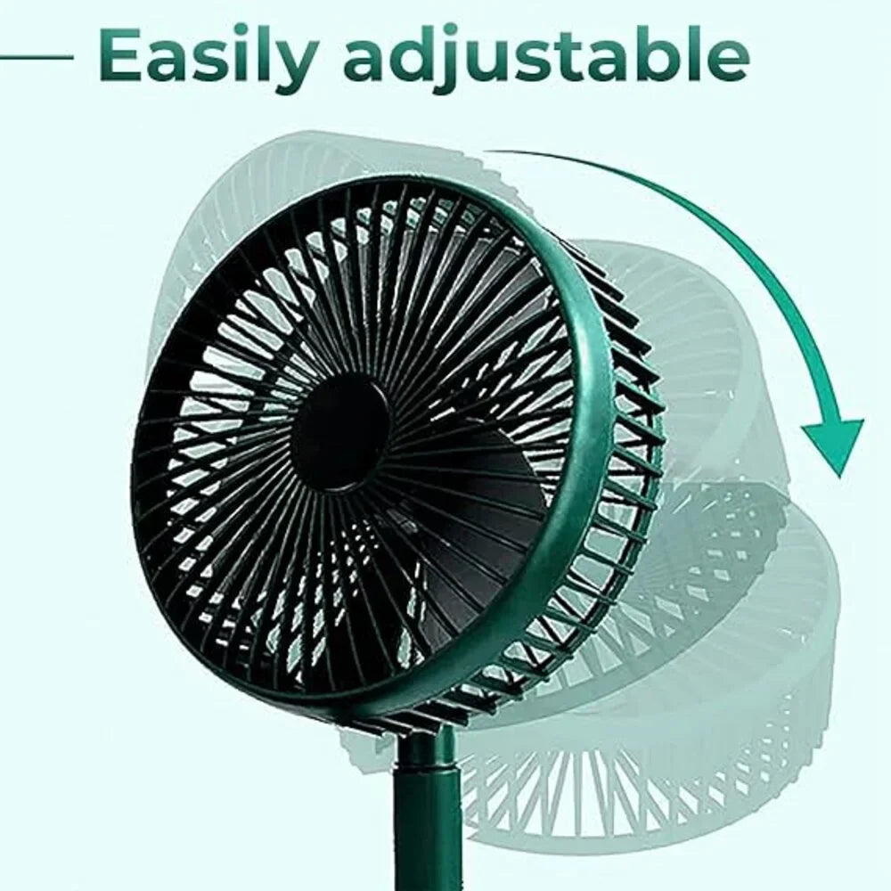 USB RECHARGEABLE TELESCOPIC FOLDING FAN