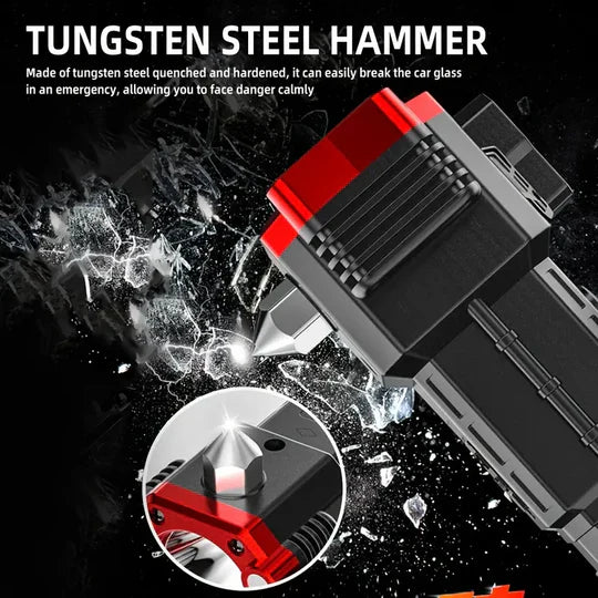 Led rechargeable hammer torch light
