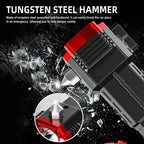 Led rechargeable hammer torch light