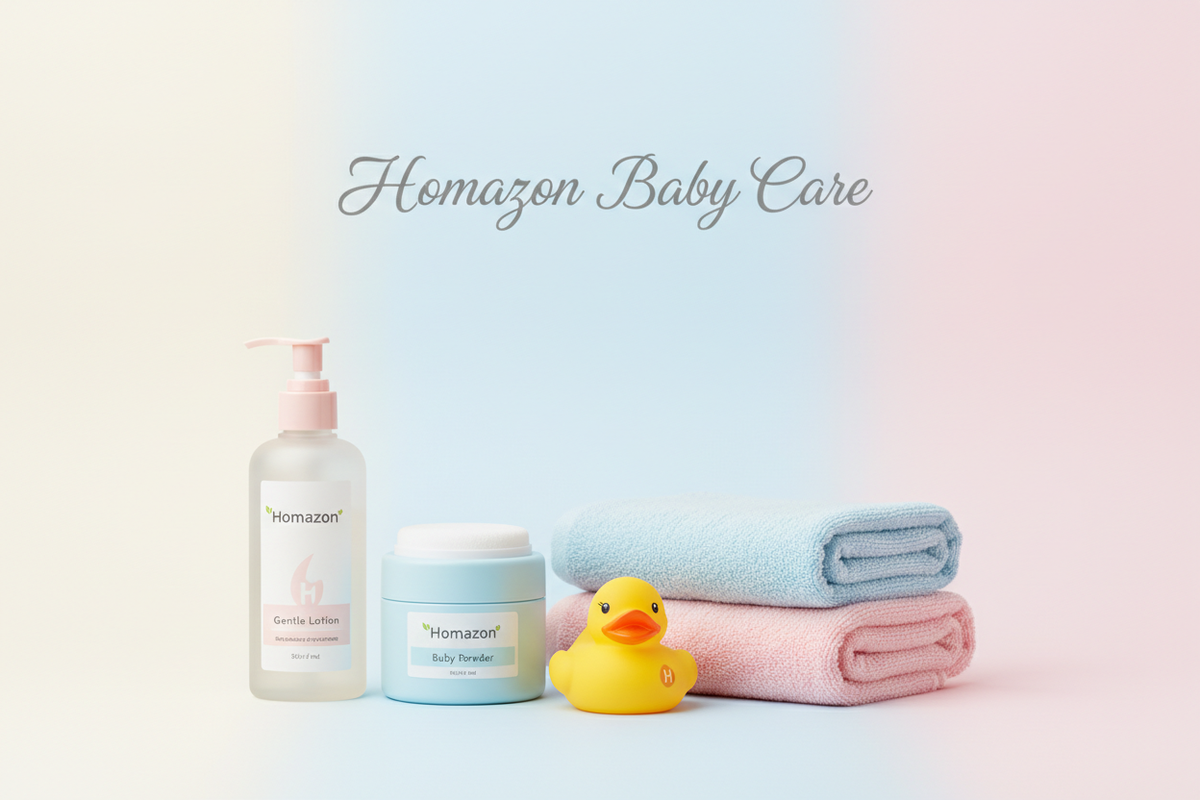 Homazon Baby Care Banner