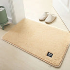 Fluffy Non-Slip Bath Mat, Soft Absorbent Microfiber Rug, Washable Anti-Skid Bathroom Mat