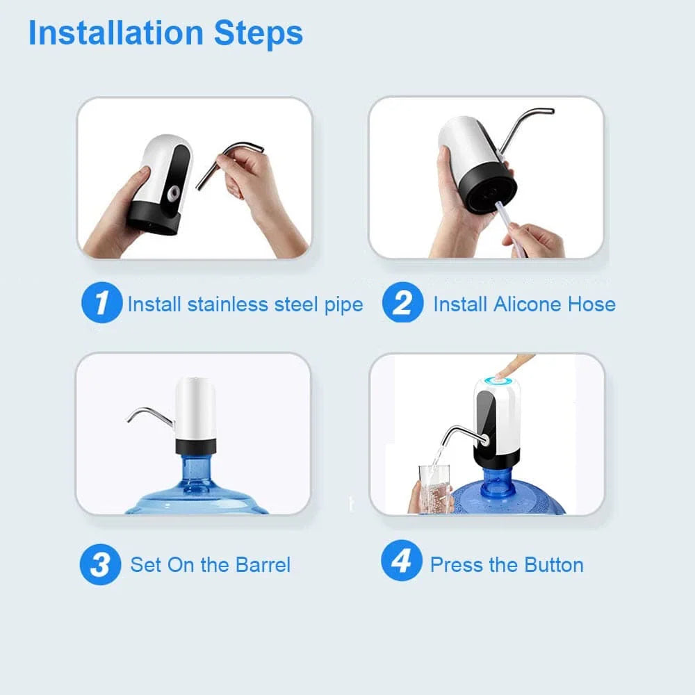 Portable Electric Water Pump Dispenser, Automatic Water Dispenser