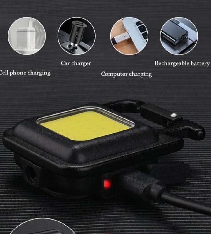 COB Rechargeable Key Chain Light
