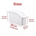 Adjustable Fridge & Drawer Organizer Space-Saving Storage Basket